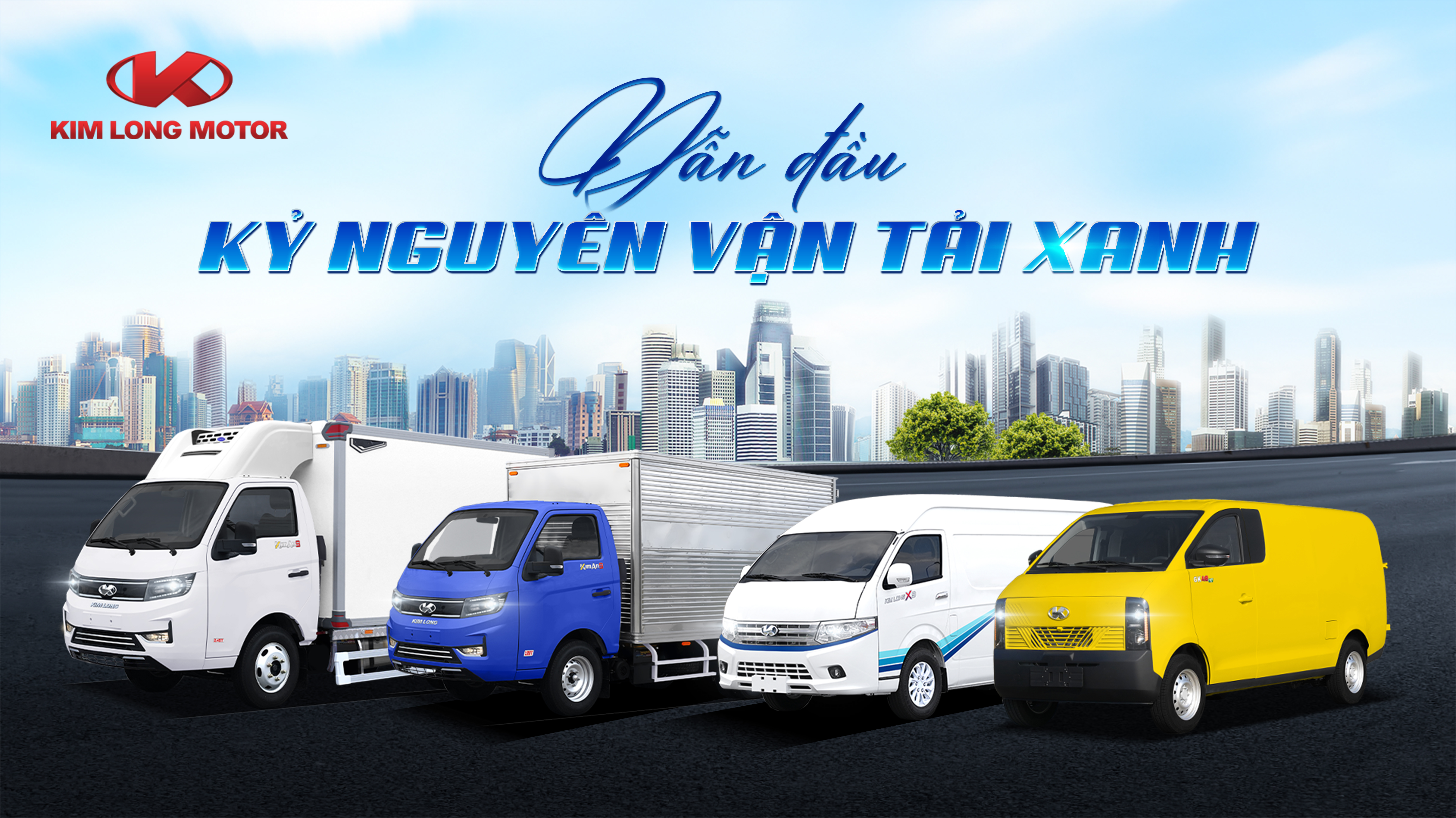 KIM LONG MOTOR CHÍNH THỨC RA MẮT BỘ BA “TÂN BINH” XE TẢI DẪN ĐẦU KỶ NGUYÊN VẬN TẢI  XANH, THÔNG MINH TẠI VIỆT NAM