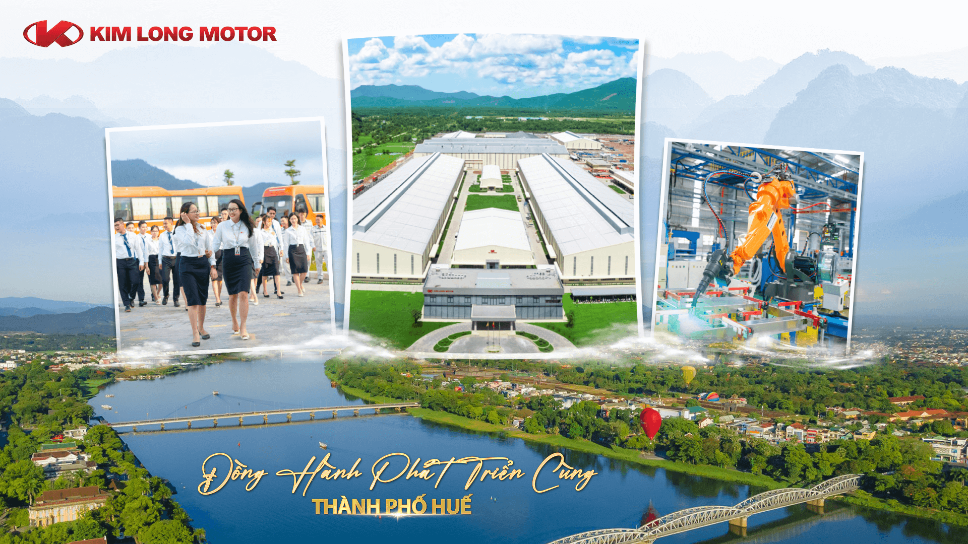 KIM LONG MOTOR ACCOMPANYING THE INDUSTRIAL DEVELOPMENT OF HUE CITY