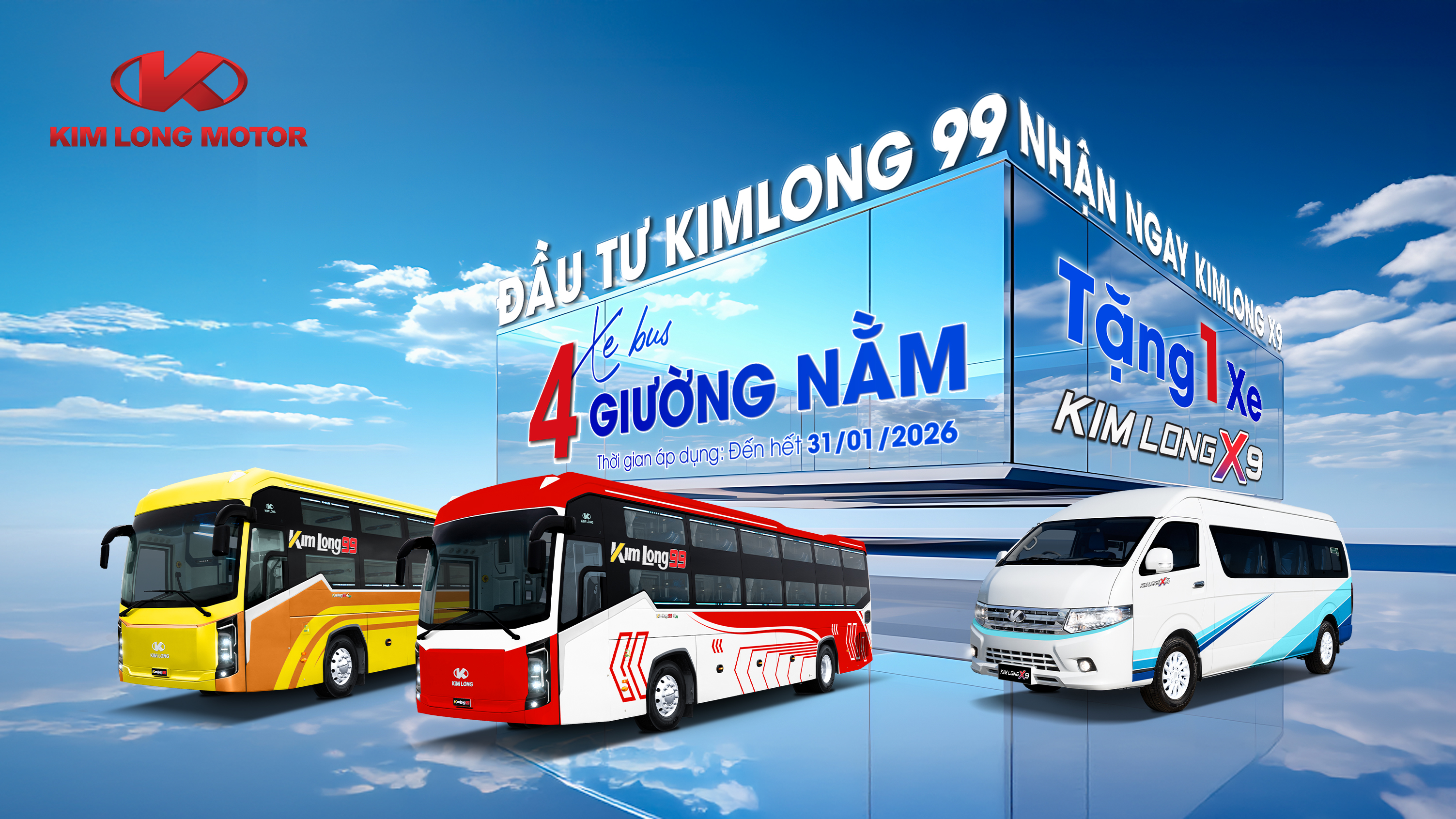 KIM LONG MOTOR EXTENDS THE “INVEST IN KIMLONG 99 - RECEIVE A KIMLONG X9” PROMOTIONAL PROGRAM UNTIL JANUARY 31, 2026