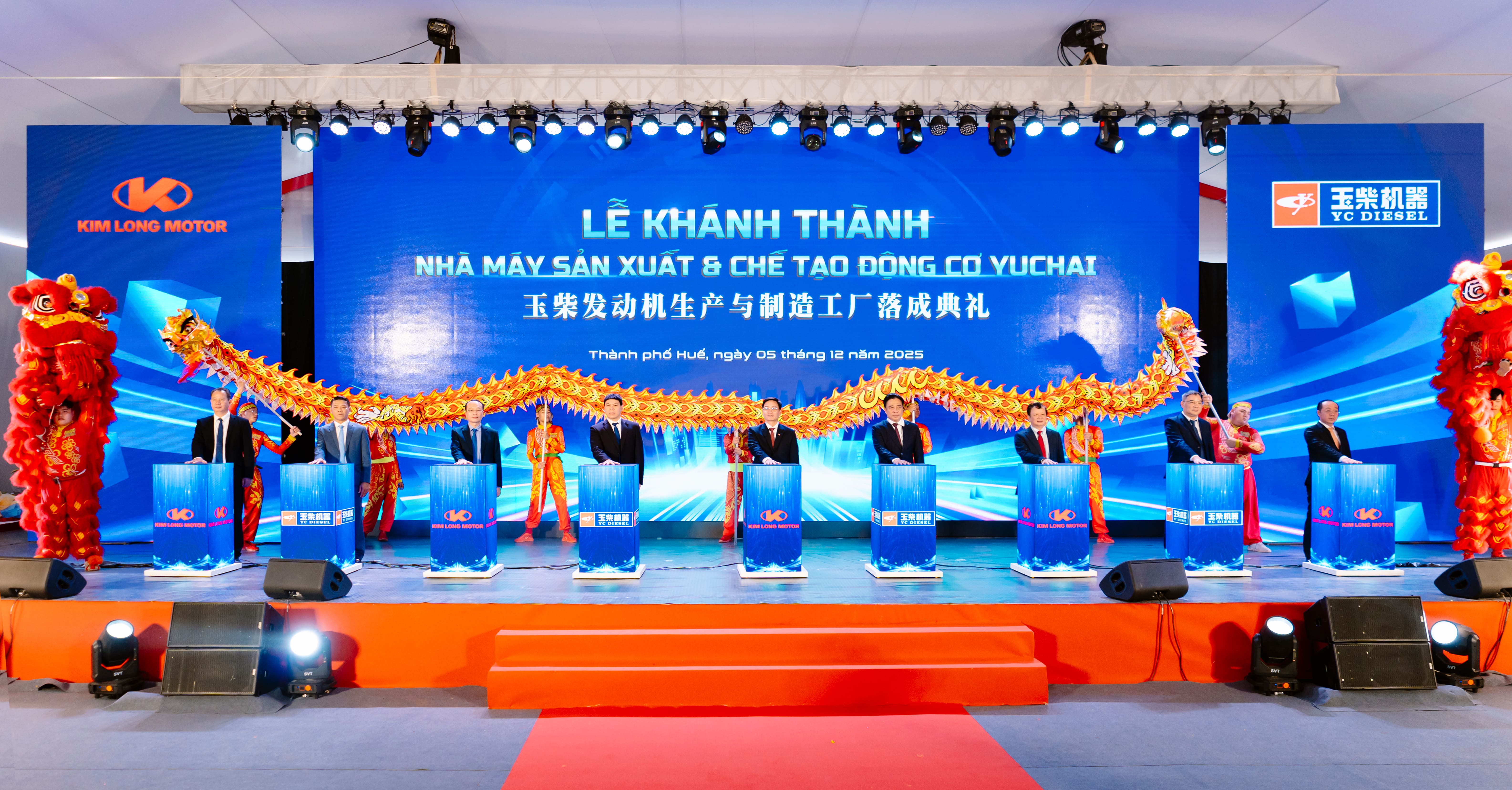 KIM LONG MOTOR OFFICIALLY INAUGURATES VIETNAM’S FIRST ENGINE MANUFACTURING PLANT